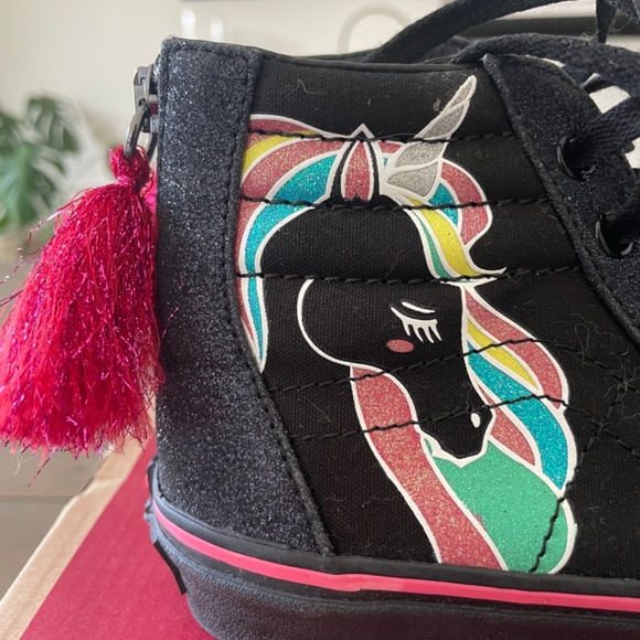 Vans Girls Glitter Unicorn High Top Sneaker - Picture 2 of 8